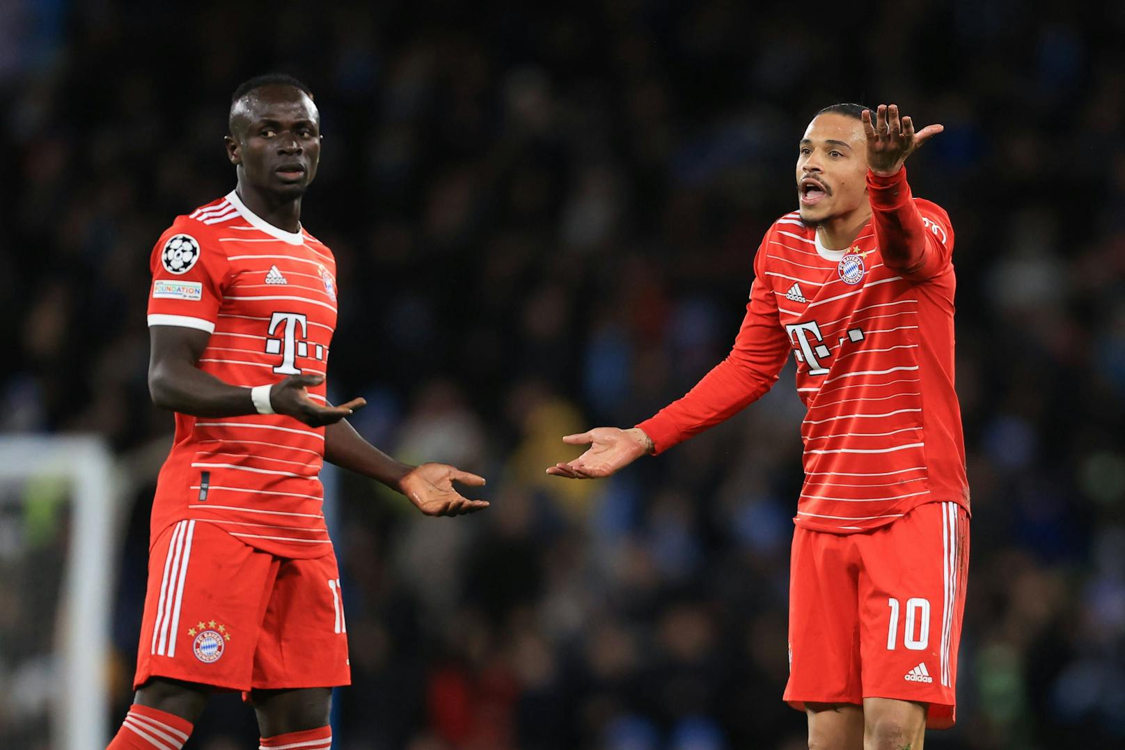 Leroy Sane beschwerte sich bei Sadio Mane, in der Kabine kam es dann zum Krach. 