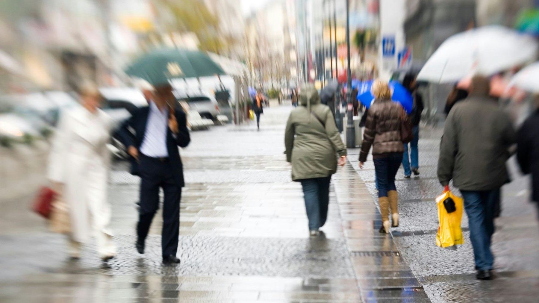 Auch in der Bundeshauptstadt regnet es stark. Archivbild. 