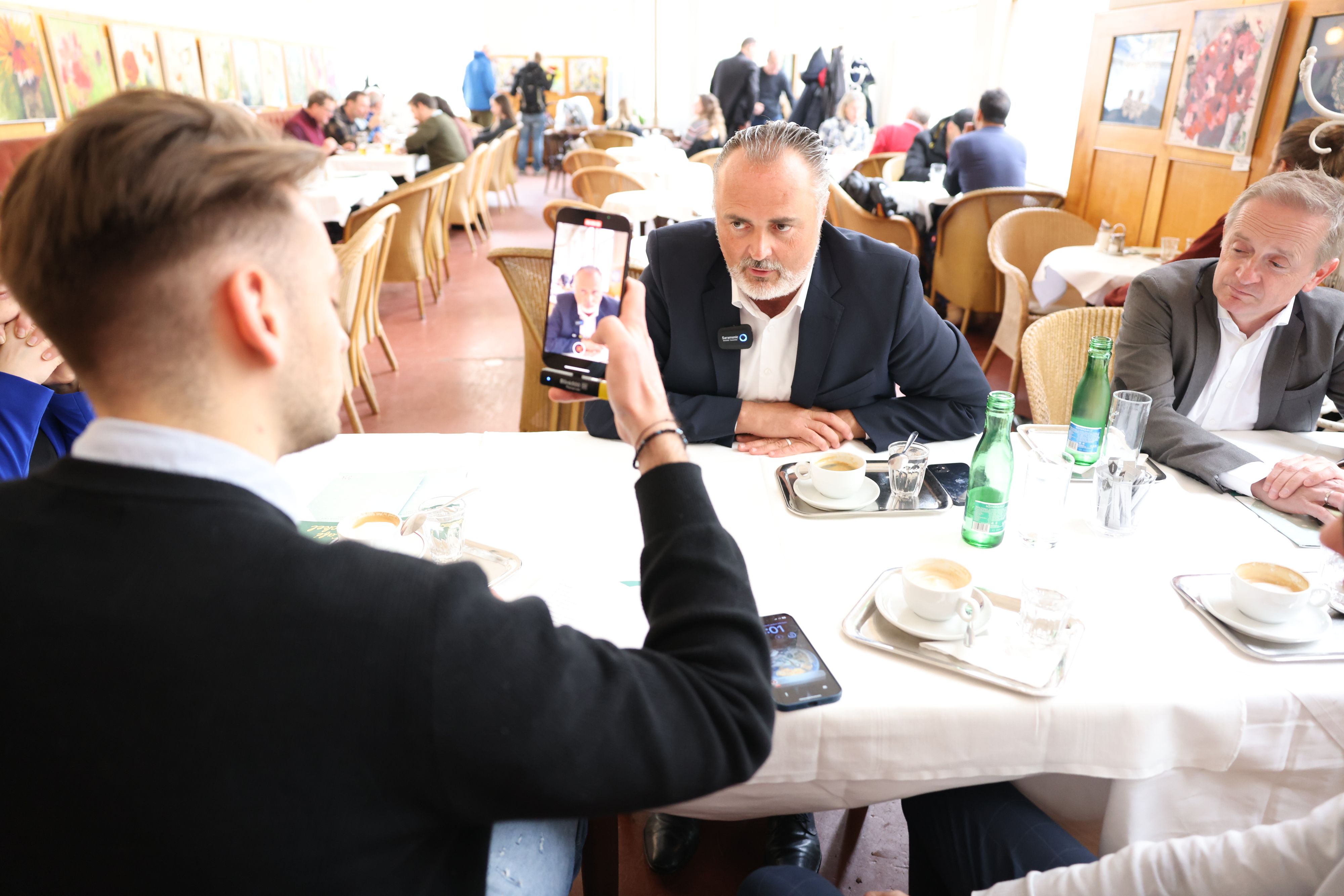 Hans Peter Doskozil in einem Wordrap mit Aitor Lopez de Alda (<em>
