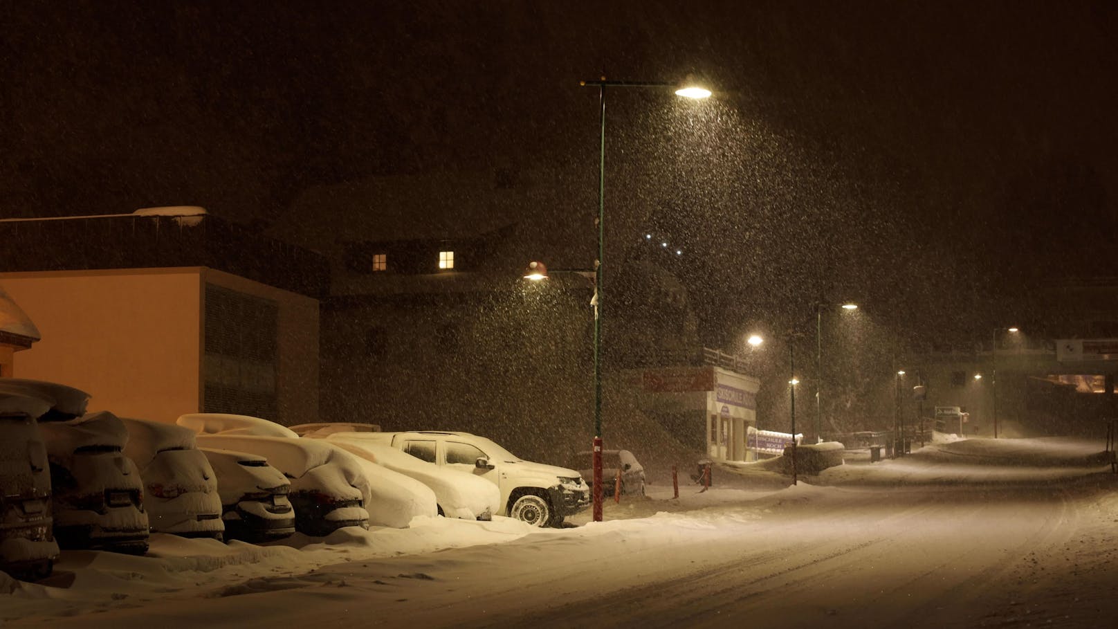 In Obertauern selbst begann der Schneefall bereits am Donnerstag.