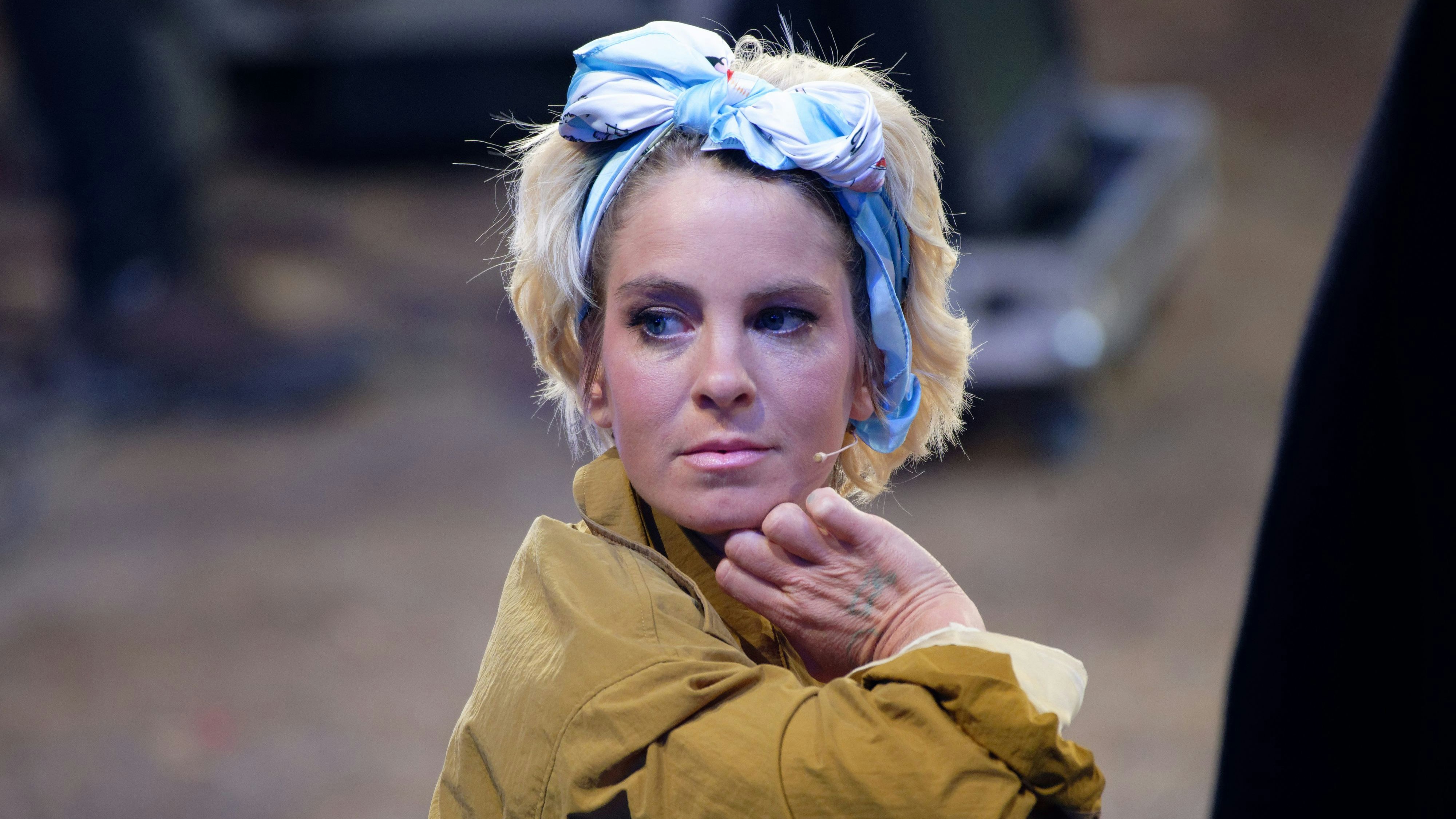 Download von www.picturedesk.com am 14.04.2023 (10:35).  28 August 2020, North Rhine-Westphalia, Cologne: The participant Jasmin Tawil is in the studio at the SAT1 show "Promi Big Brother 2020". Photo: Henning Kaiser/dpa - 20200828_PD12744 - Rechteinfo: Rights Managed (RM)