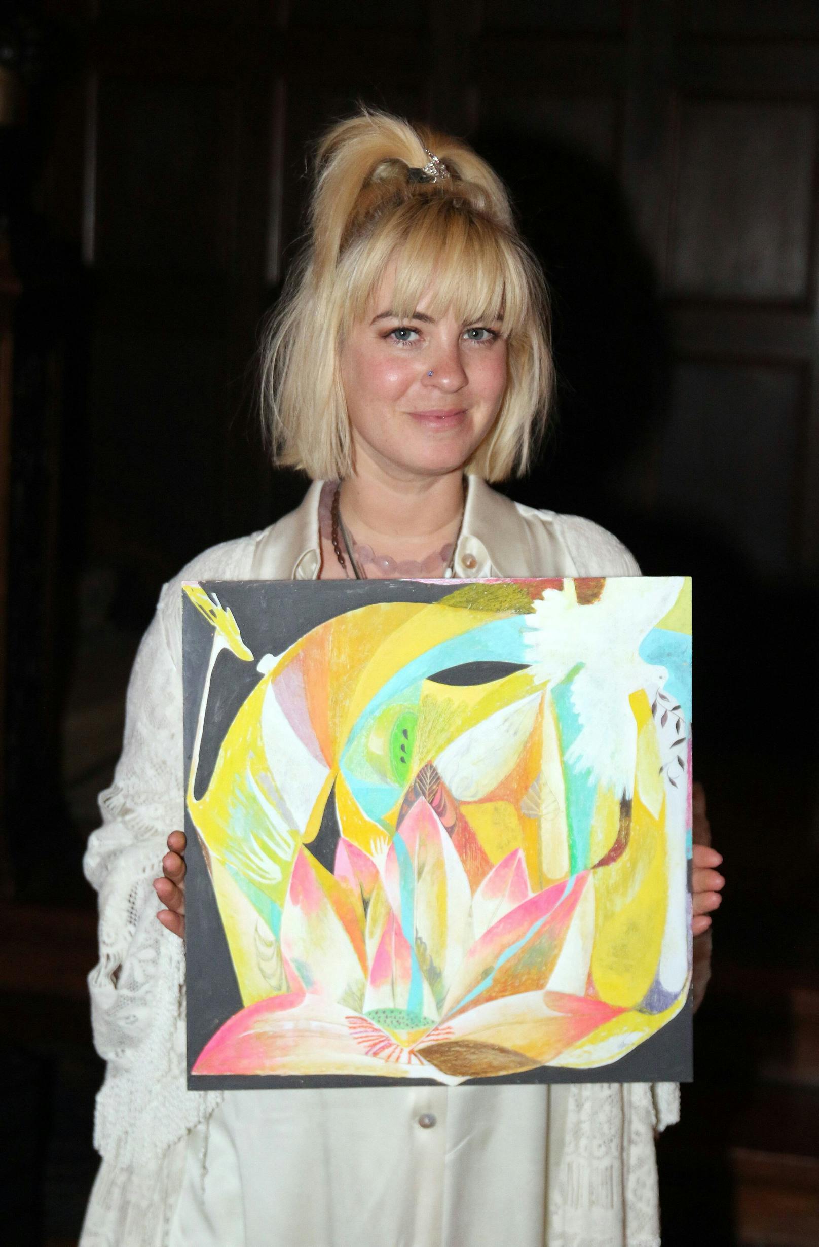 Jasmin Tawil bei einer Release Party im Schlosshotel Berlin, 2016
