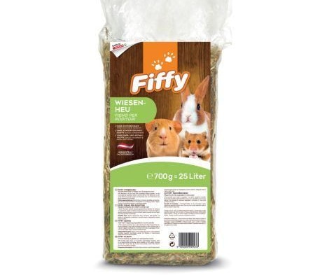 Fiffy Wiesenheu 700g mit den Chargennummern 156 (MHD 11/24) und 161 (MHD 02/25) sollte nicht für Heimtiere verwendet werden.