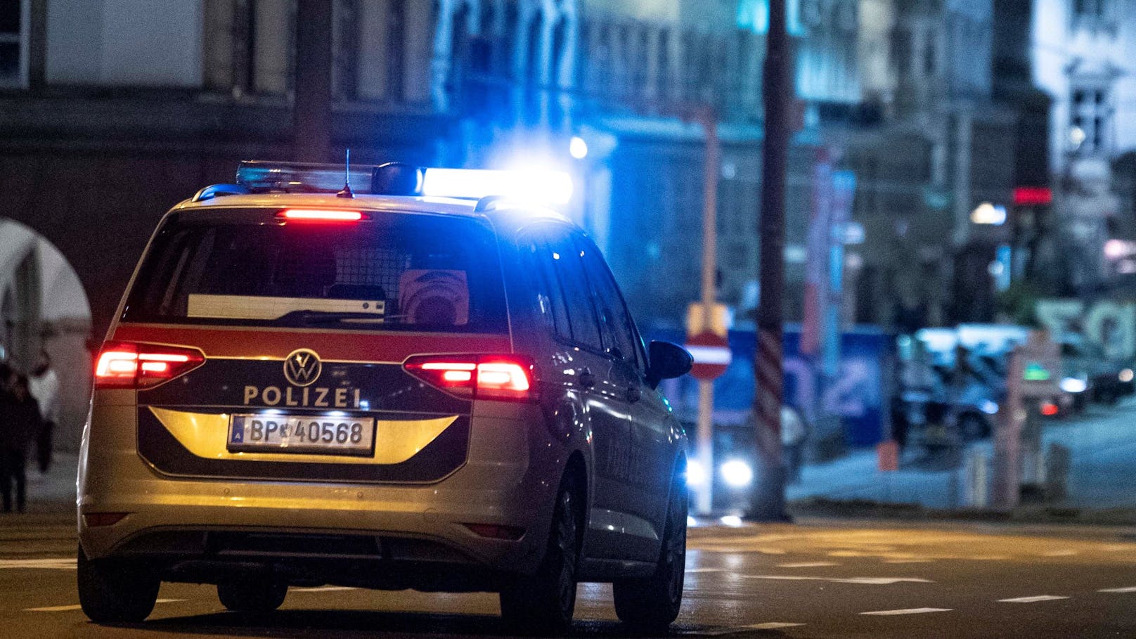 Der 35-Jährige verletzte zwei Polizisten in Wien.