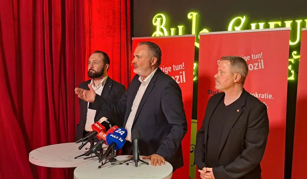 Max Lercher, Hans Peter Doskozil und Rainer Spenger (v.l.)