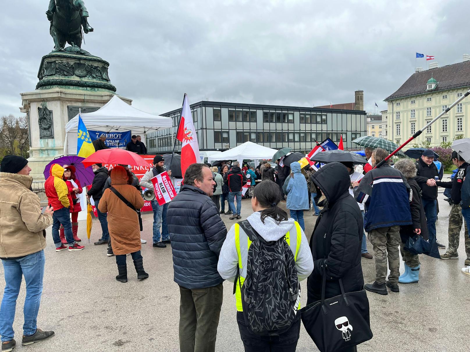 Die geplante Route führte vom Burgtor über die Ringstraße und den Franz-Josef-Kai ...