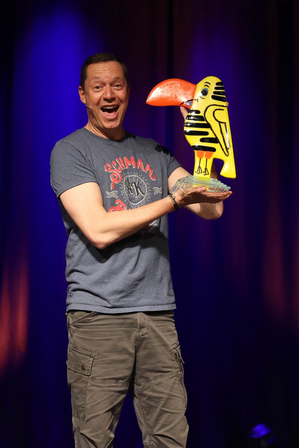 Der diesjährige Spaßvogel geht an Alex Kristan. 