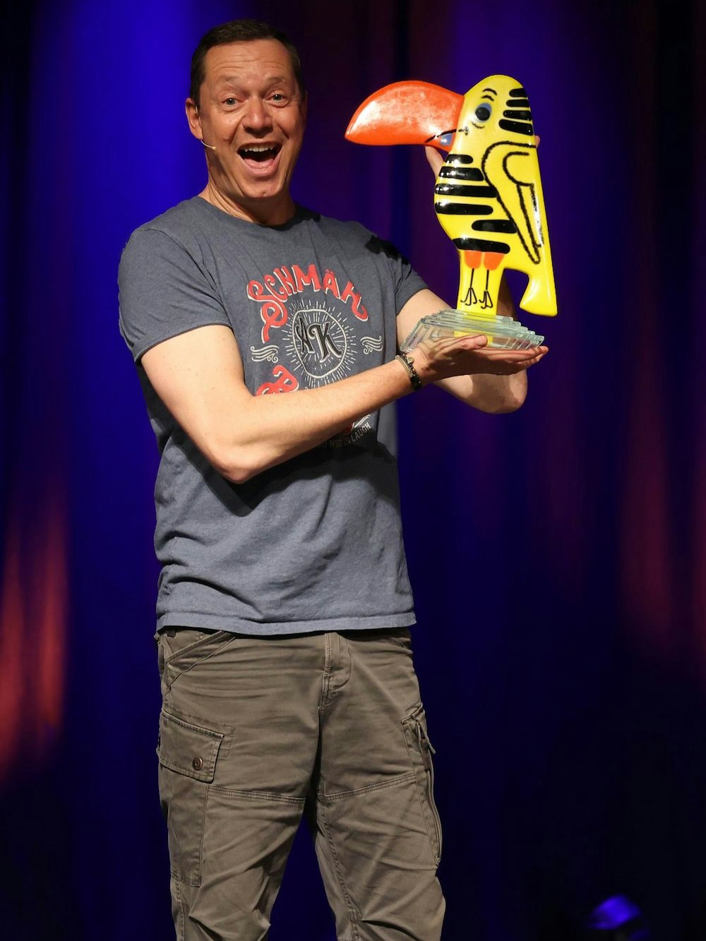 Der diesjährige Spaßvogel geht an Alex Kristan. 