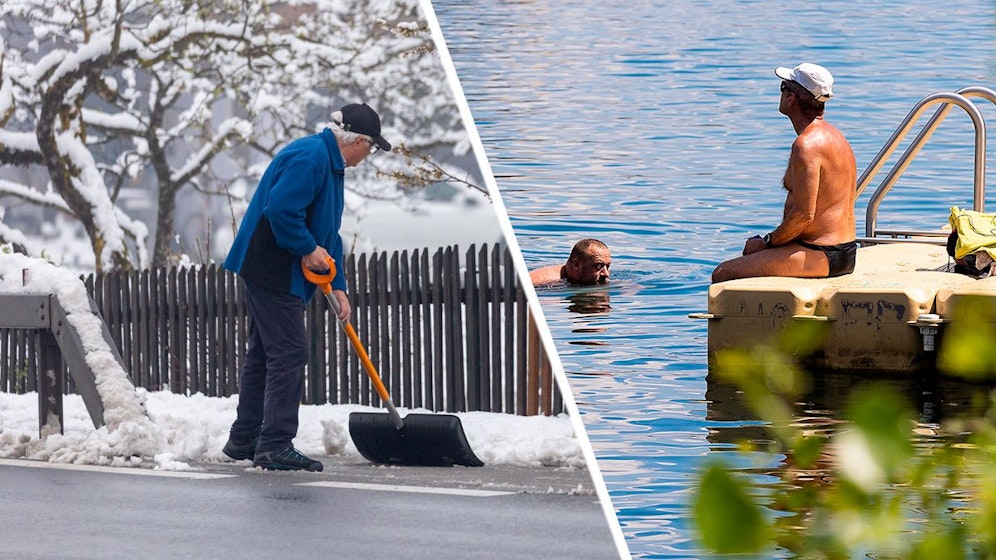 Der jüngste Wintereinbruch wird gleich von sommerlicher Hitze abgelöst.