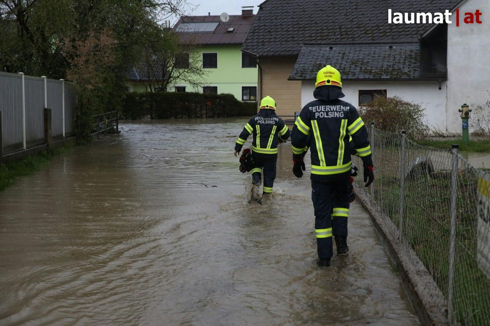 Bis zu 80 Liter Regenwasser sind in Teilen Oberösterreichs von Mittwochfrüh bis Sonntagfrüh pro Quadratmeter gefallen.