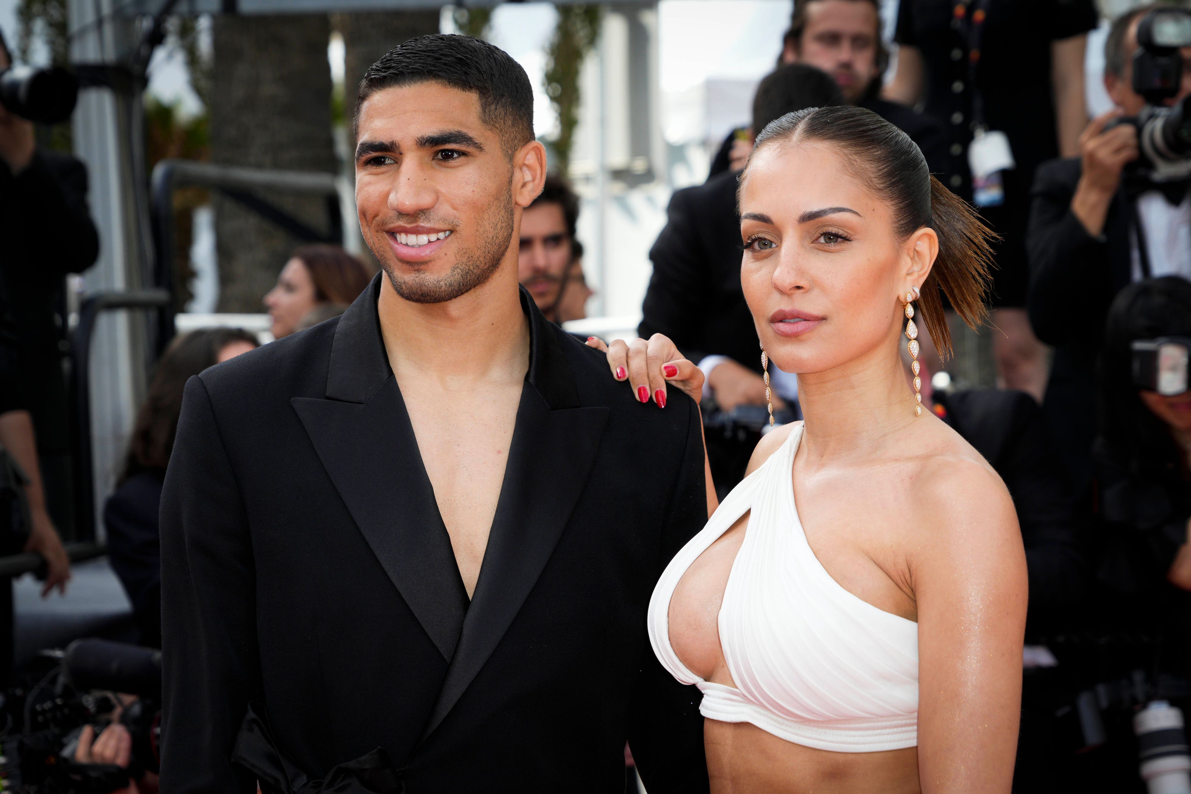 Paris-Star Achraf Hakimi und Hiba Abouk