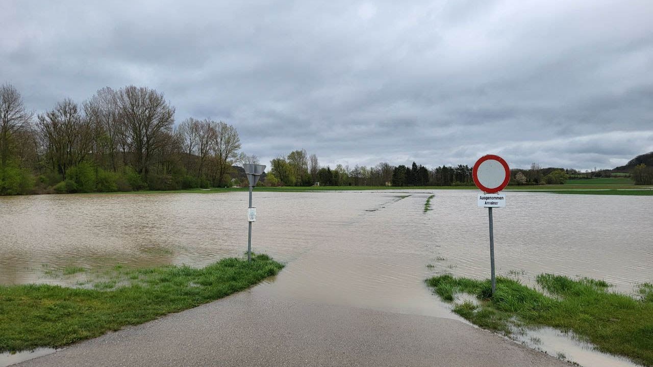 Auch im Bezirk Melk mussten Straßen gesperrt werden.
