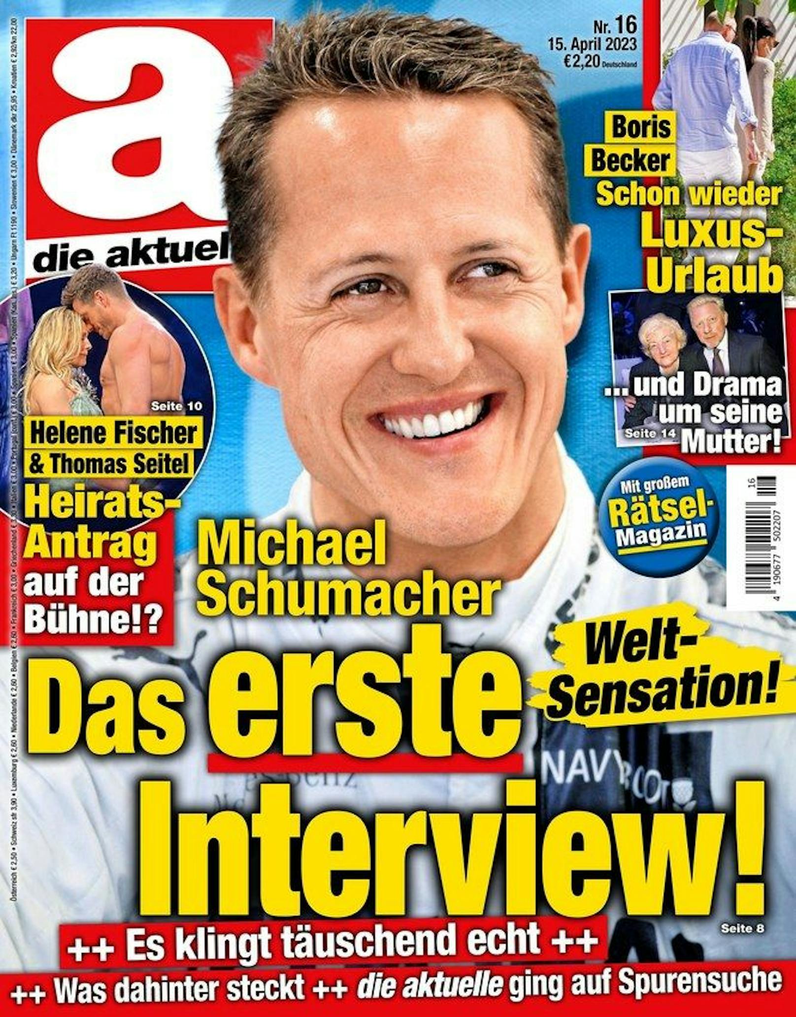 Das Cover, das Schumacher-Fans in die Irre führt