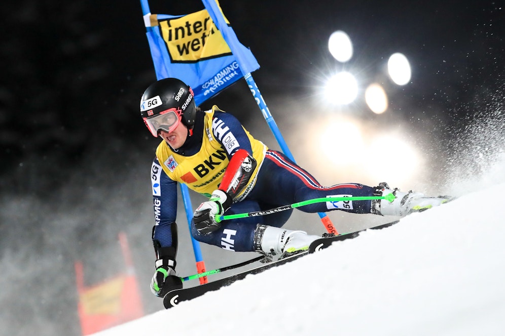 Solheim beim Riesenslalom in Schladming