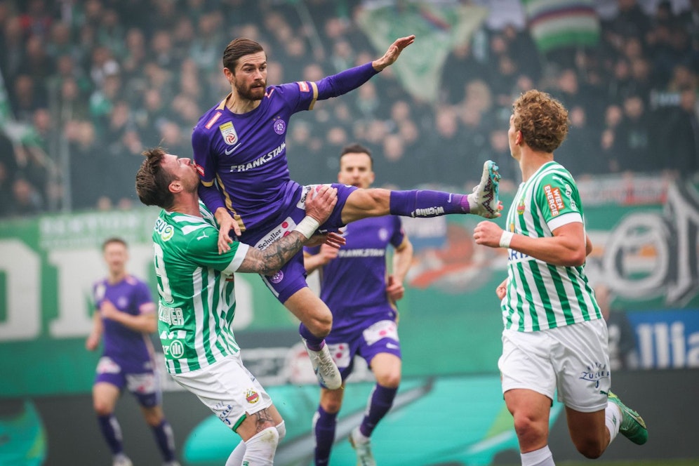 Andreas Gruber traf im Derby zum 1:1.