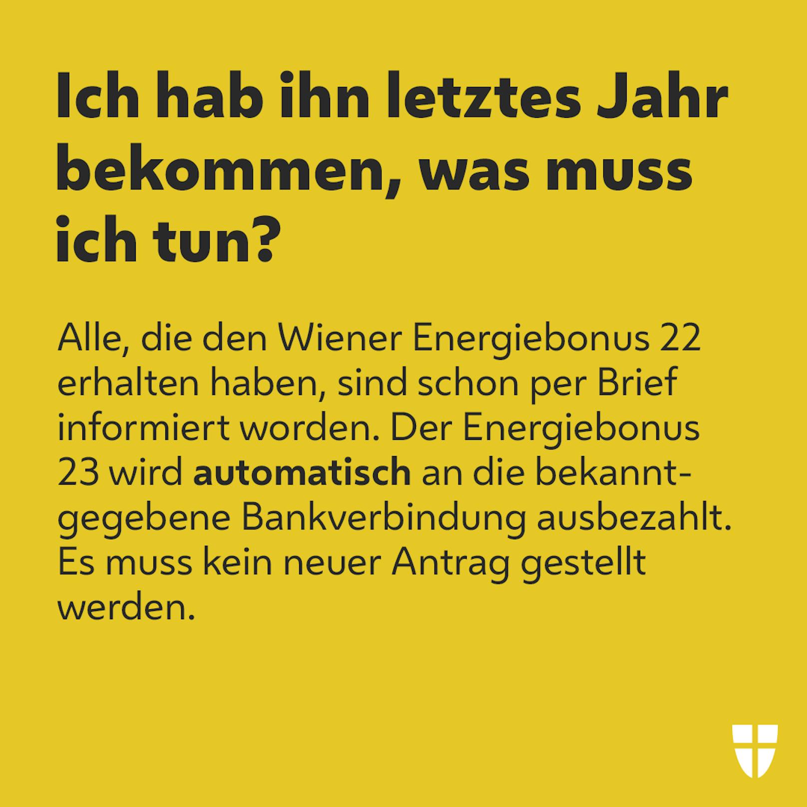 Mit diesen Sujets informiert die Stadt Wien ihre Bürger über den <a target="_blank" data-li-document-ref="100266321" href="https://www.heute.at/g/frist-fuer-200-energiebonus-wien-laeuft-100266321">Energiebonus 2023</a>.