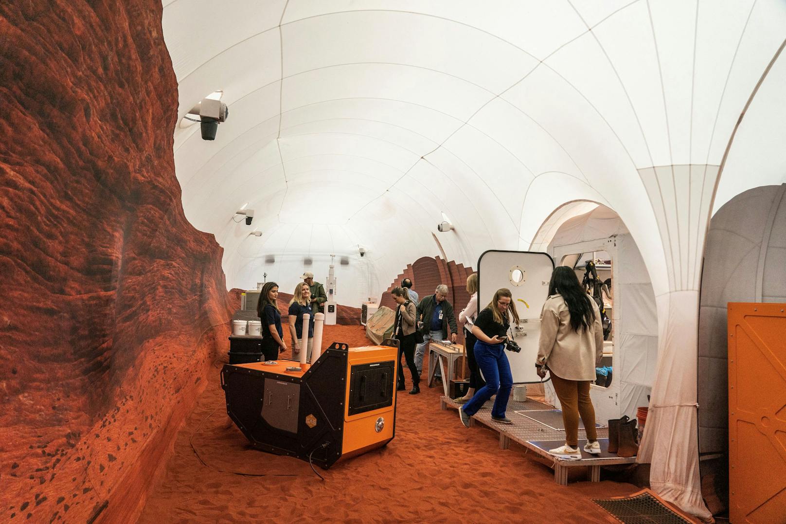 Die "Mars Dune Alpha" ist insgesamt 160 Quadratmeter groß und soll das Leben auf dem Mars simulieren.
