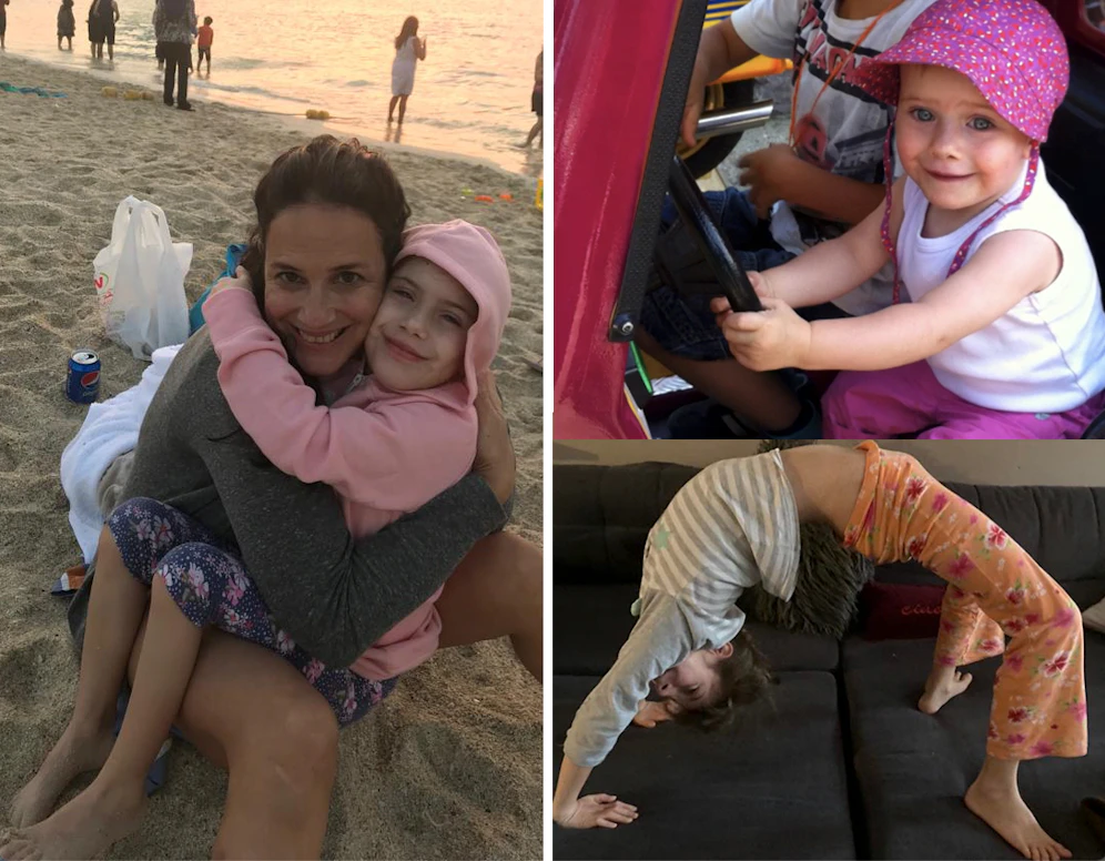 Im Alter von drei Jahren wurde Bella (o. mit Mama Charmaine) das neue Herz transplantiert, heute tanzt und turnt sie wie jedes andere Kind.