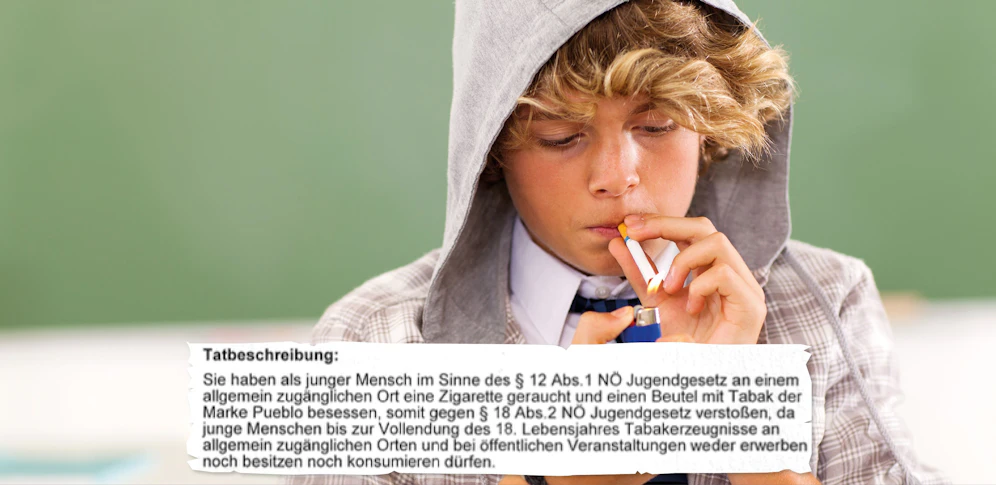 Rauchender 17-Jähriger von Polizisten-Trio beamtshandelt