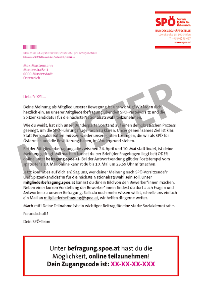 Auf der ersten Seite gibt es ein kurzes Schreiben an die Mitglieder.