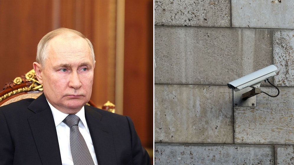 Moskau soll mehr als 3000 Überwachungskameras an ein Gesichtserkennungssystem angeschlossen haben.