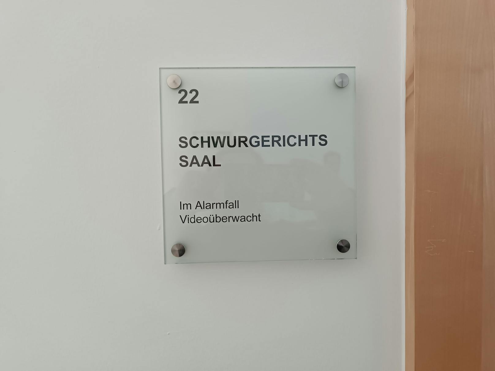 Der Prozess fand im Schurgerichtssaal 22 am Landesgericht Wels statt.