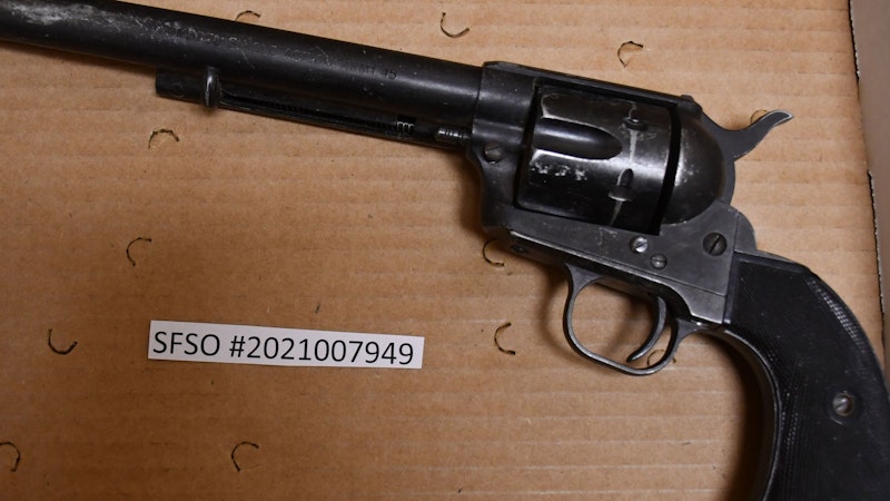 Mit diesem Revolver wurden die tödlichen Schüsse abgefeuert.&nbsp;