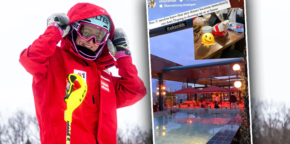 Chiara Mair musste nach Hause