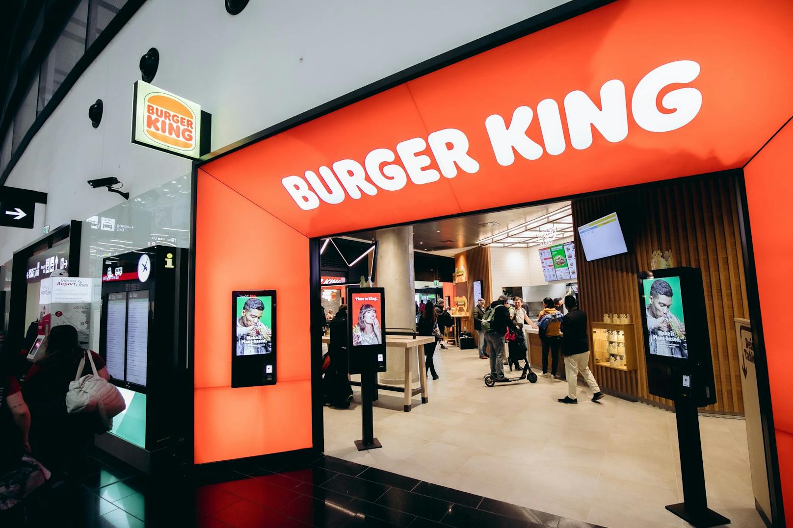 Für Burger King ist es bereits die zweite Filiale am Wiener Flughafen.
