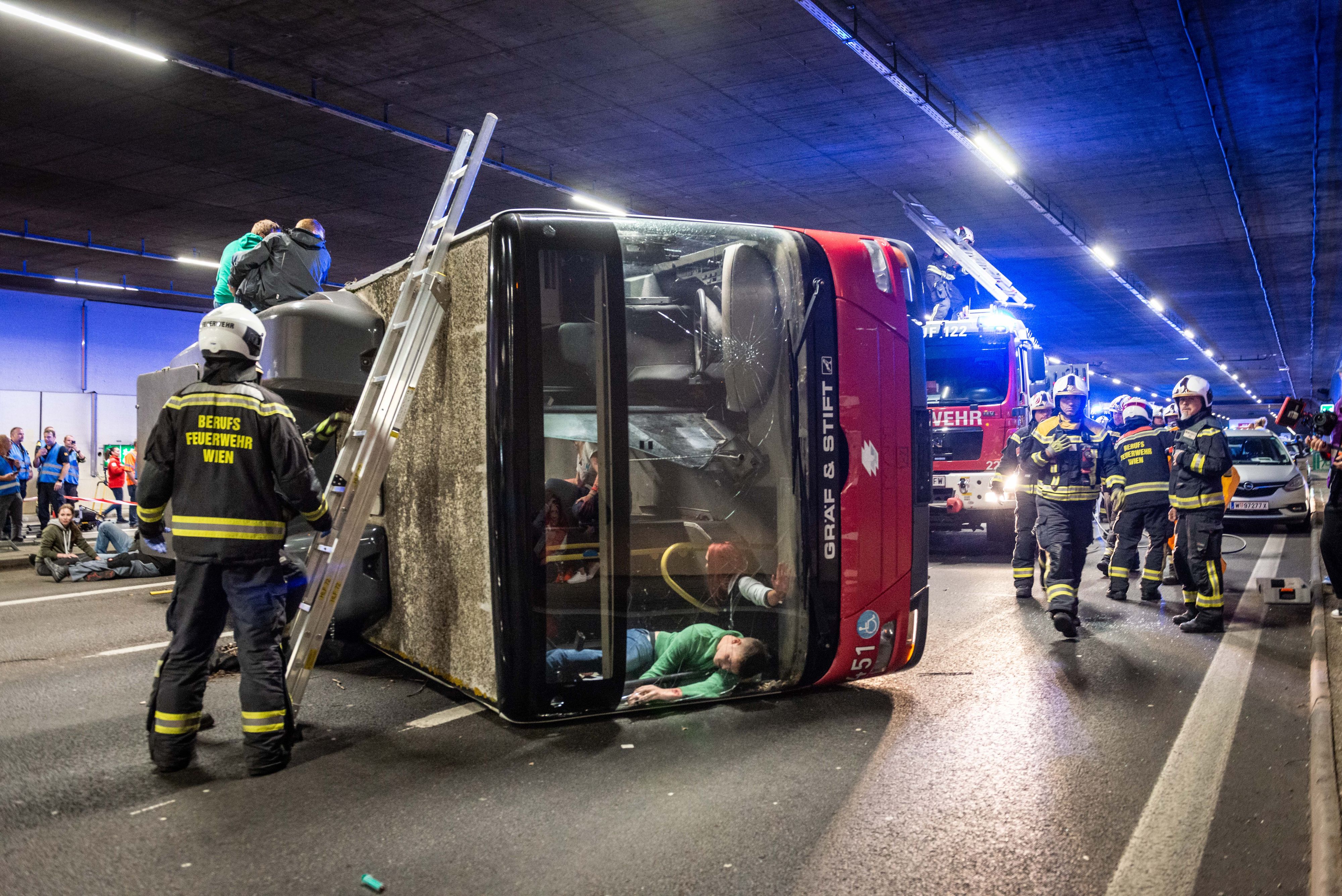 Symbolbild einer Tunnelübung