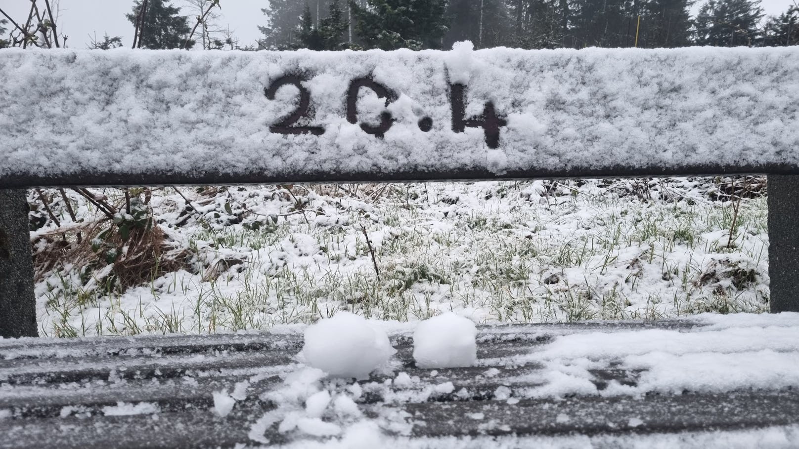 Der Fotobeweis: Winter – und das am 20. April!