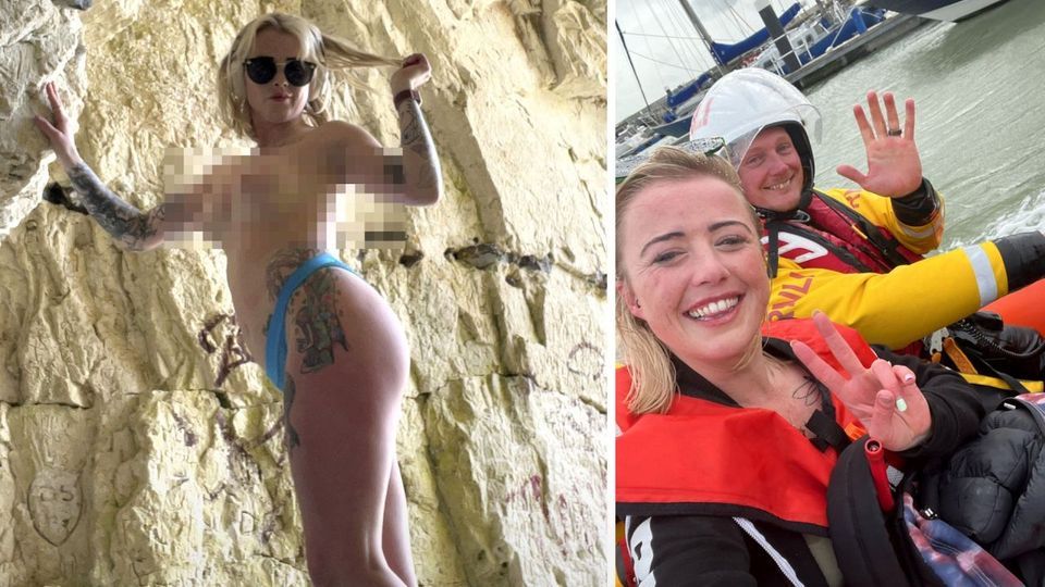 Michaela Ogilvie musste aus einer misslichen Lage gerettet werden.