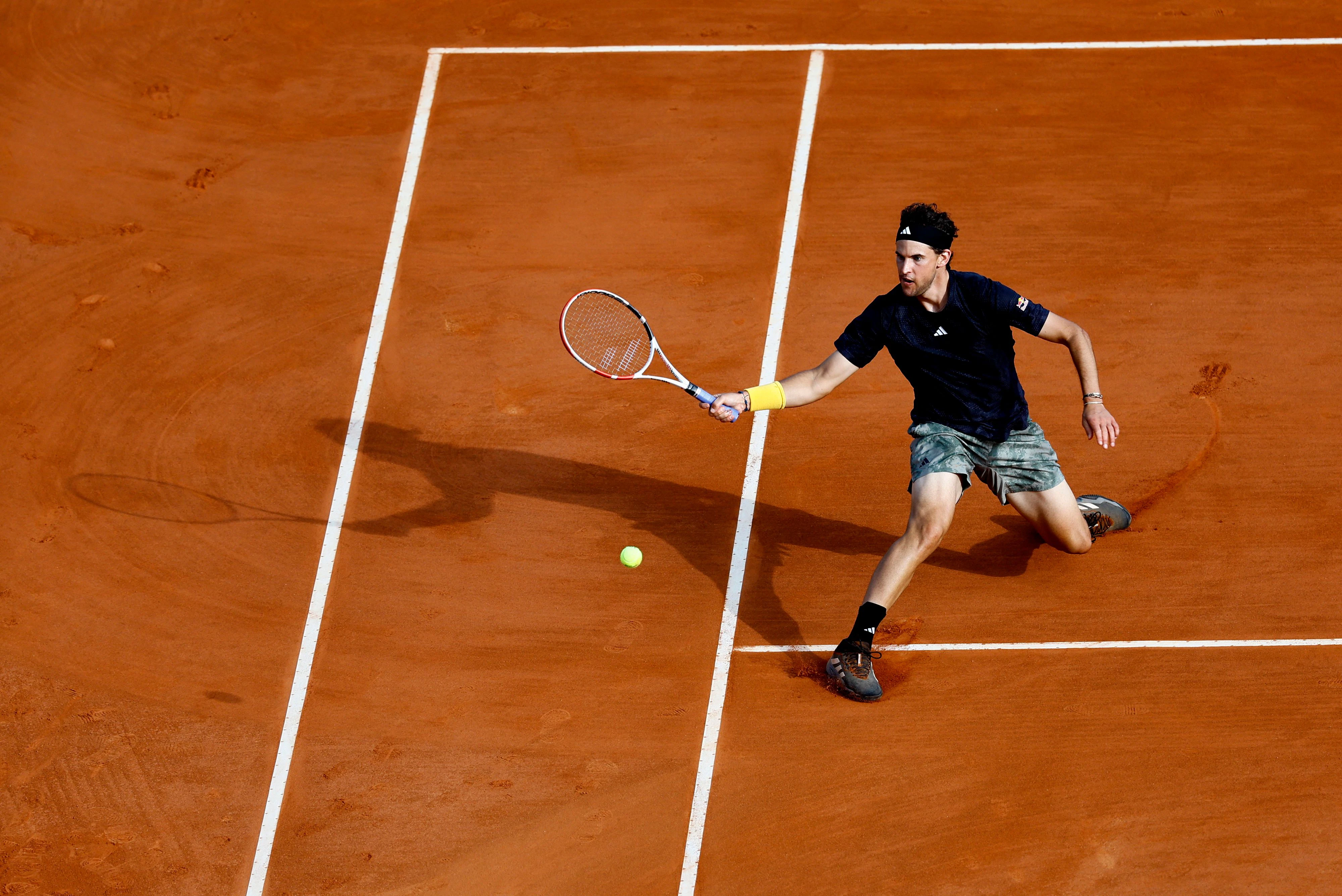 Dominic Thiem beim Sandplatz-Klassiker in München. 