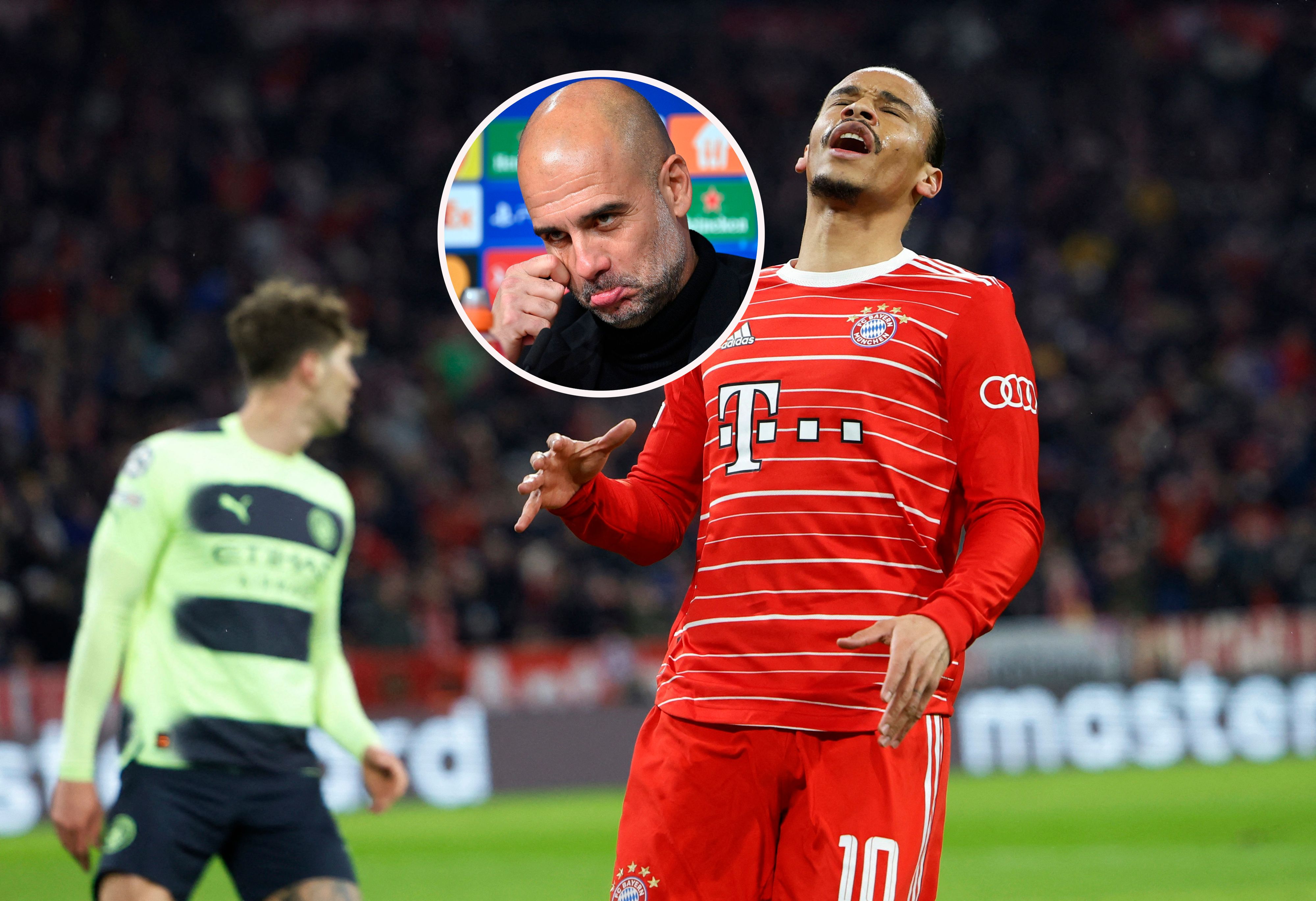 Pep Guardiola fühlt mit seinem Ex-Spieler Leroy Sane.