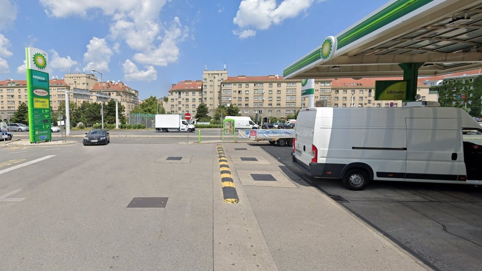 An einer Tankstelle am Wiener Margaretengürtel hielt der Mann zu lange.