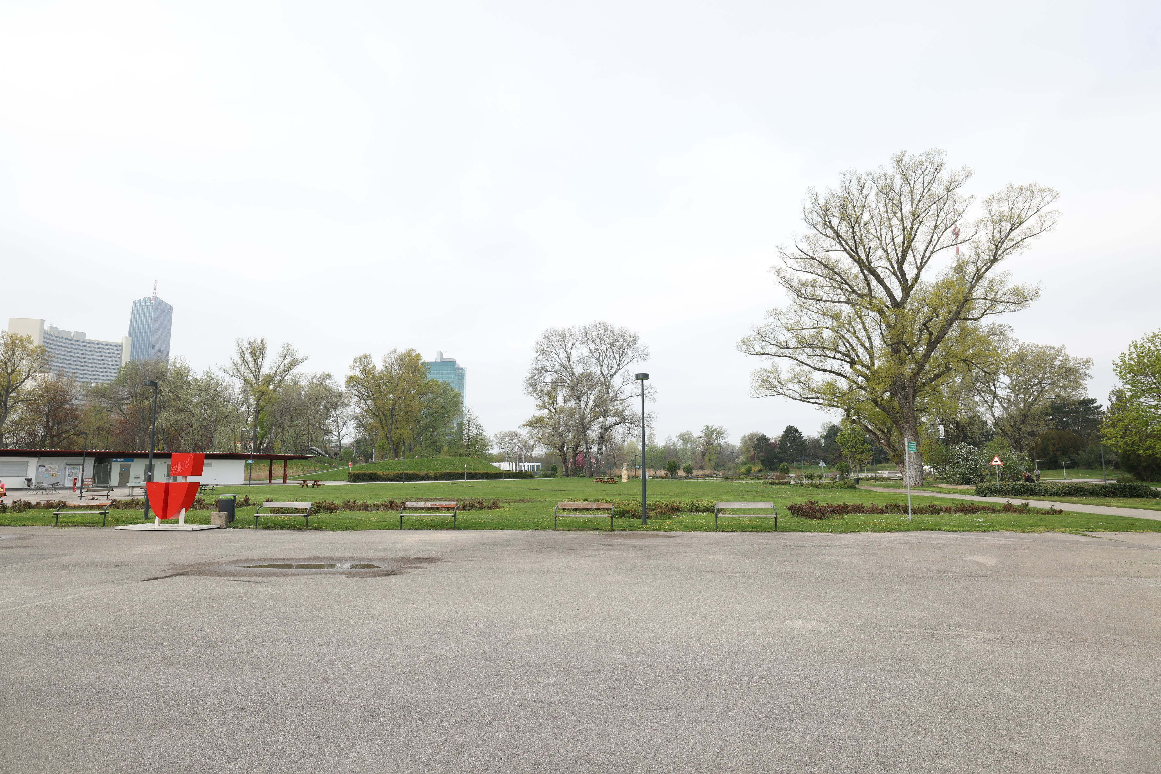 Zu den Vorfällen kam es im Donaupark.