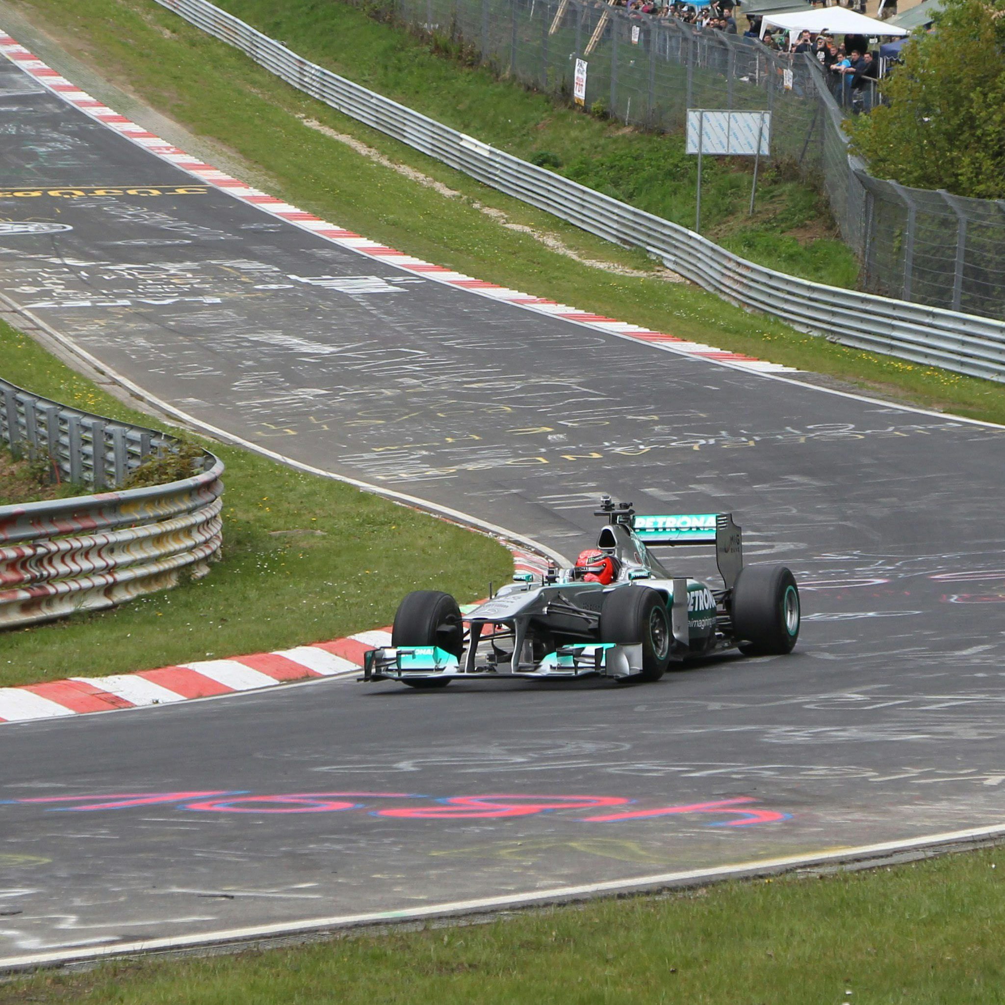 Michael Schumacher 2013 auf der Nordschleife