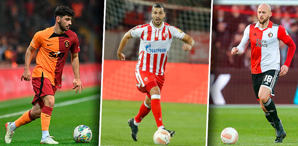 Yusuf Demir, Aleks Dragovic und Gernot Trauner