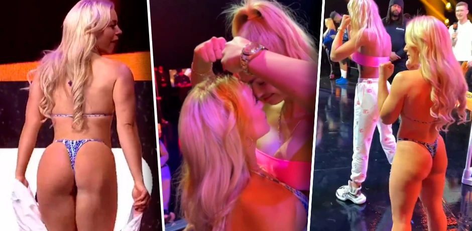 Elle Brooke zieht eine große Show ab