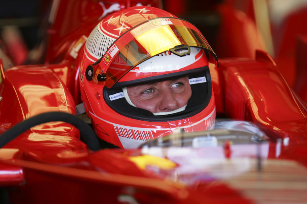 Michael Schumacher im Ferrari