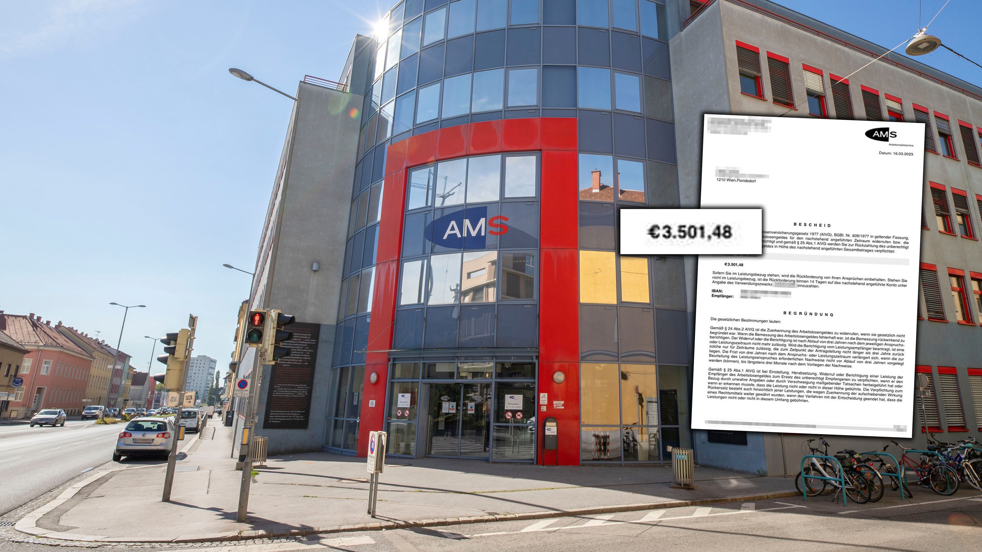 Wienerin stolpert über AMS-Falle, muss 3.500 Euro zahlen