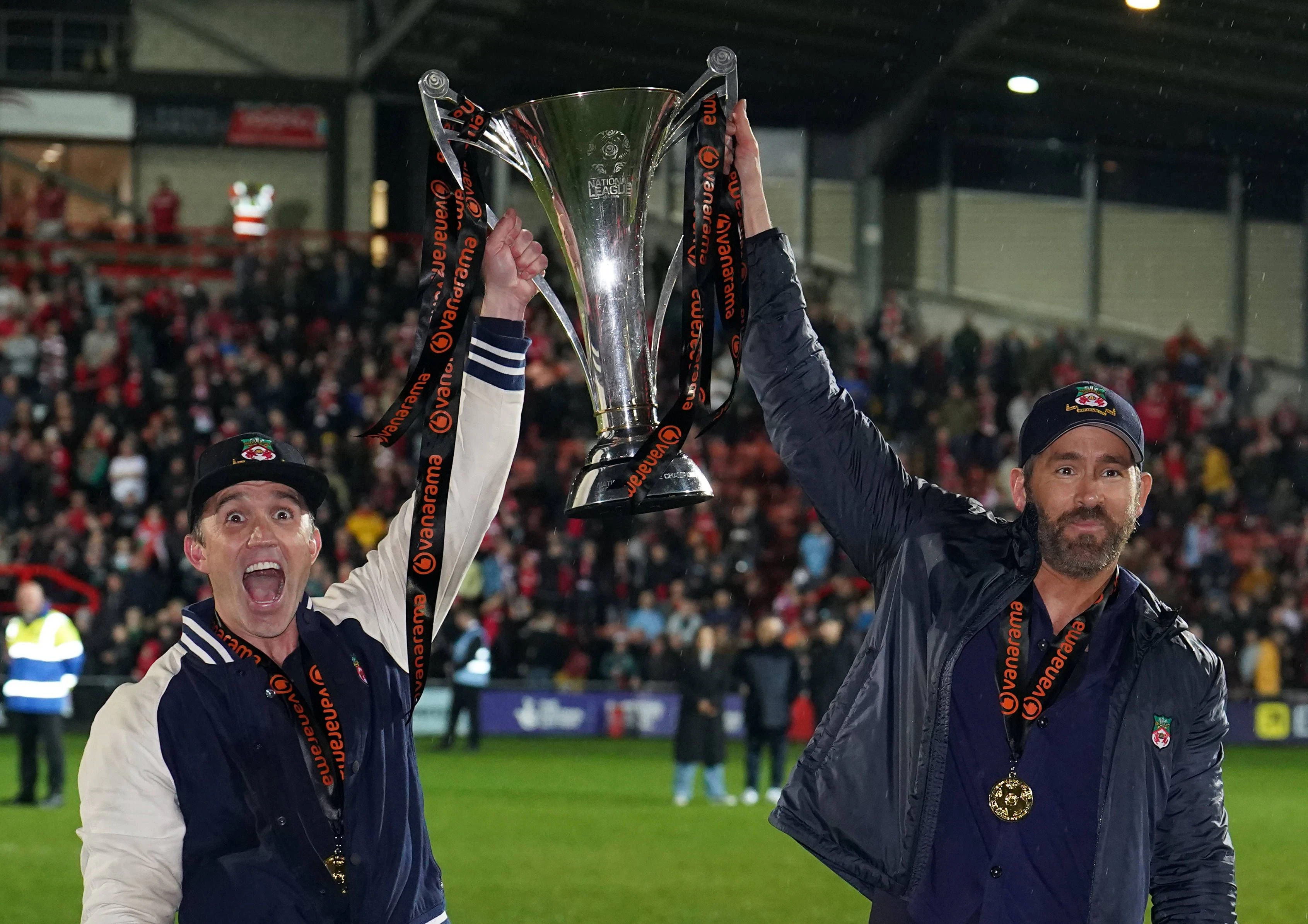 Die Wrexham-Besitzer Rob McElhenney und Ryan Reynolds.