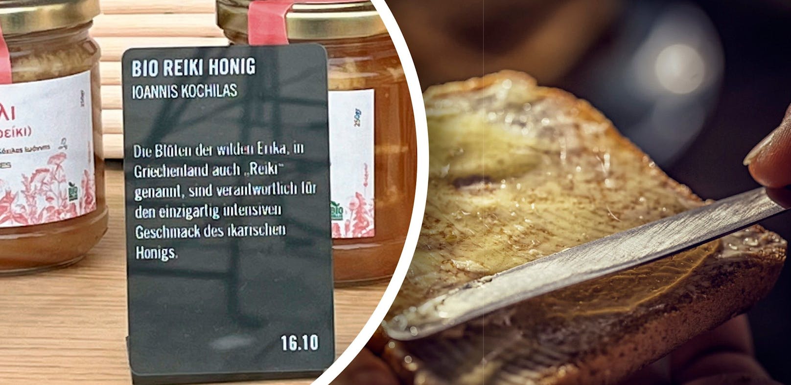 Diesen Honig lässt sich nicht jeder aufs Brot schmieren: Ein bekannter Bio-Bäcker bietet ein Glas um einen stolzen Preis an.