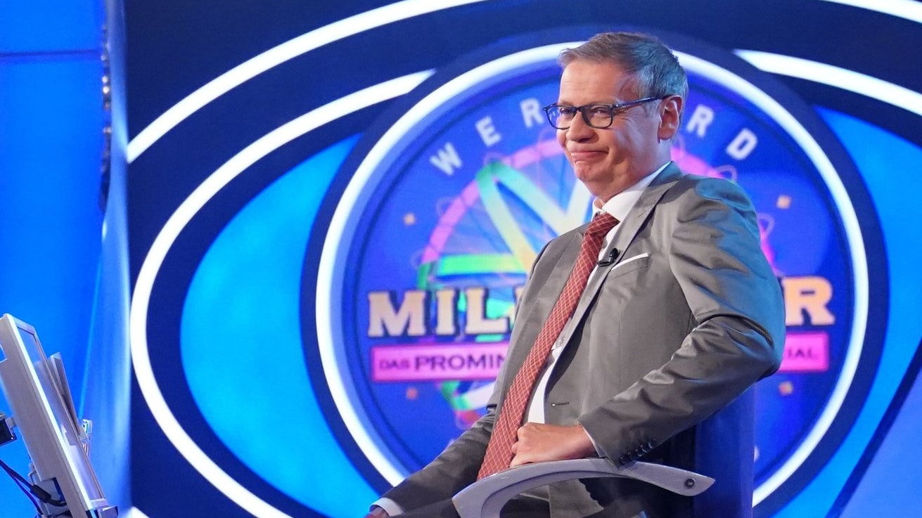 Moderator Günther Jauch im "Wer wird Millionär?"-Studio. Archivbild.