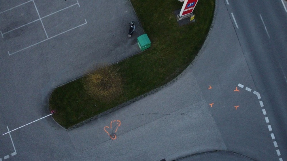 Hier passierte der folgenschwere Unfall. Der Mann starb im Spital.