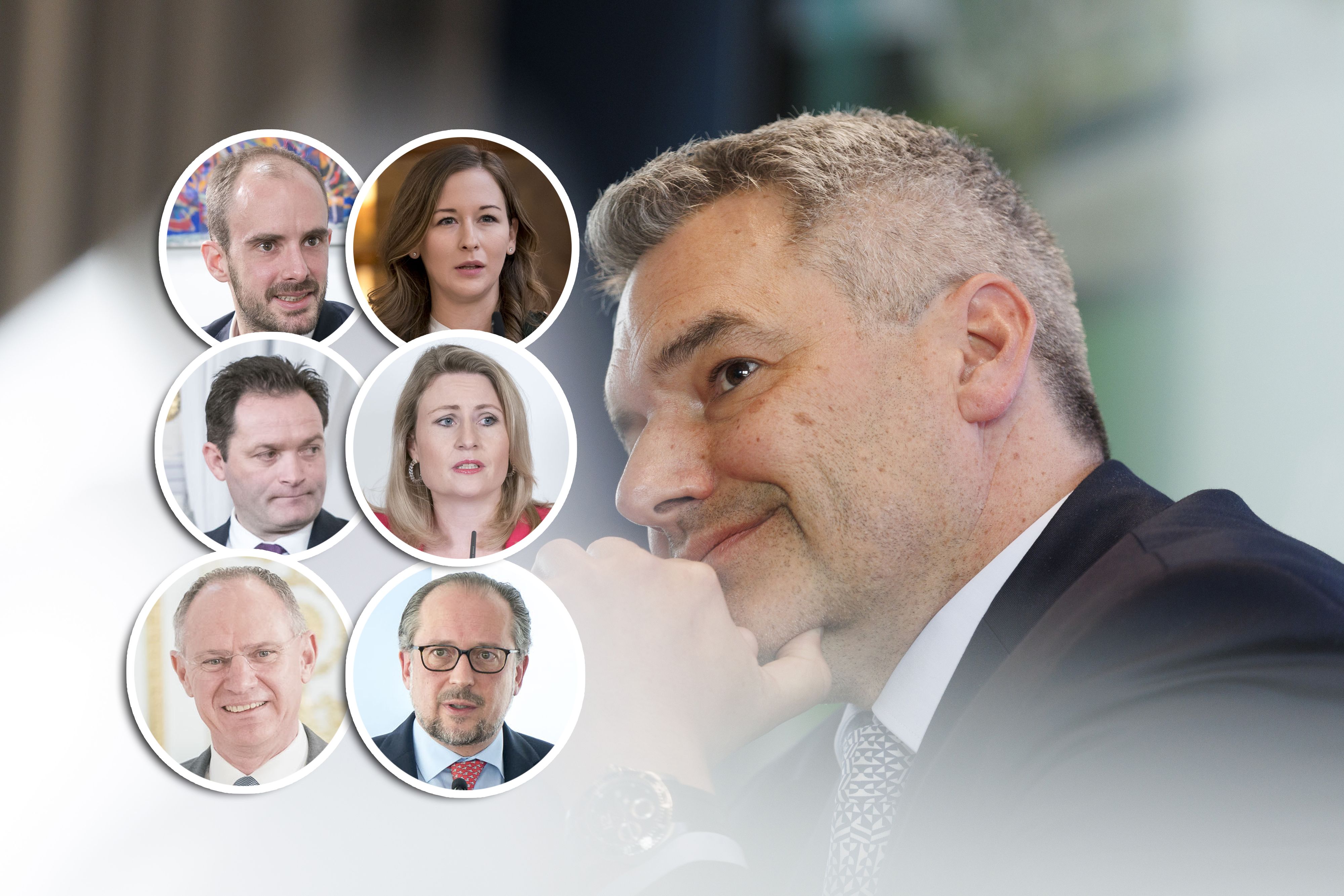 Kanzler Karl Nehammer und Co. auf Reisen