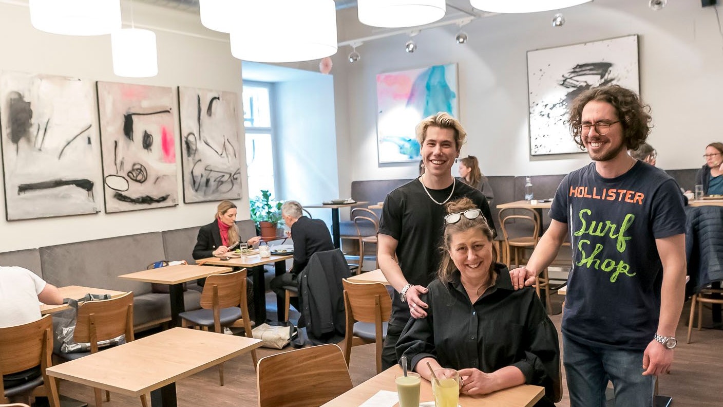 greendoor bistro, fotos gemacht, weil fotos vom cafe eskeles im jüdischen museum nicht gepasst haben, 20230418 foto: helmut graf/tageszeitung heute