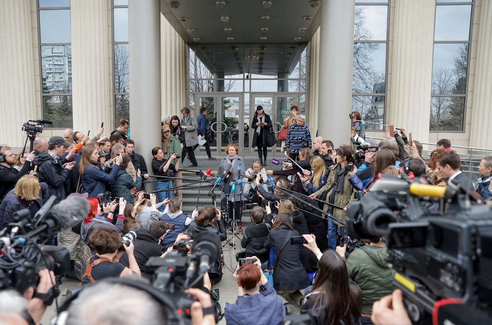 Moskau weist über 20 deutsche Diplomaten aus.