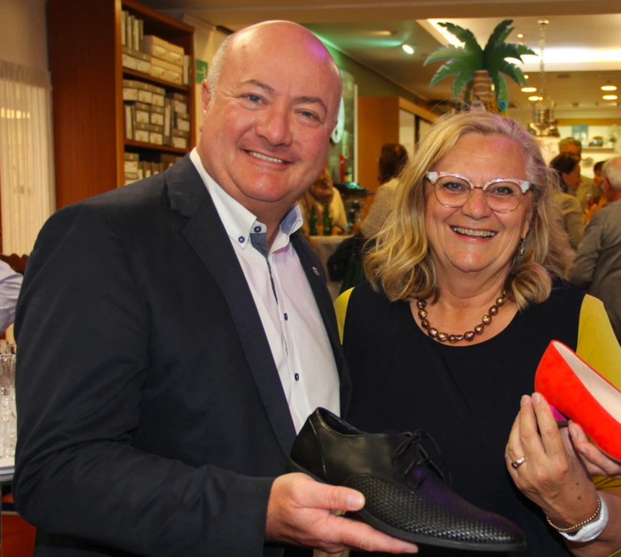 Evamaria Sluka-Grabner mit dem Vize und jetzigem VP-General Christian Stocker