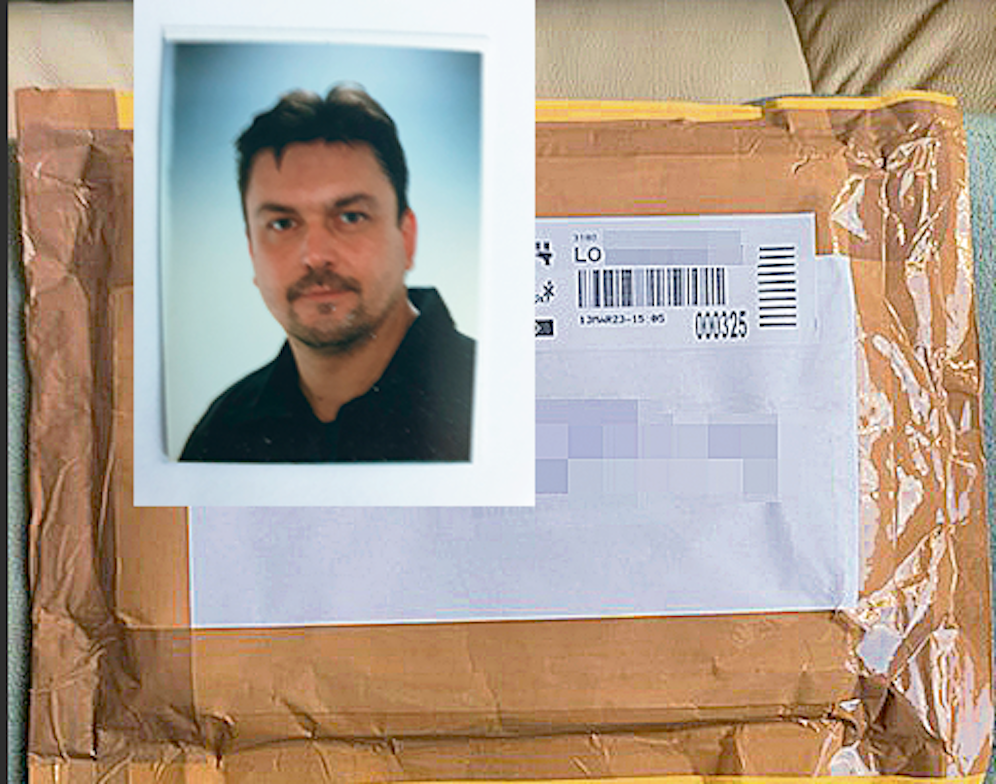 Polizist ist mit Post unzufrieden